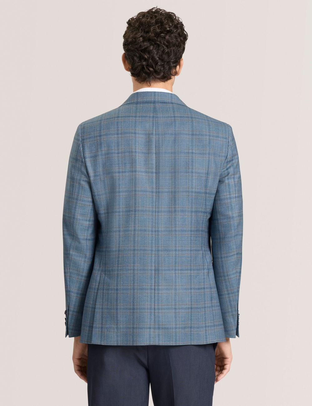Men WINFRED Mixed Plaid Wool Tailored Blazer - Ted Baker