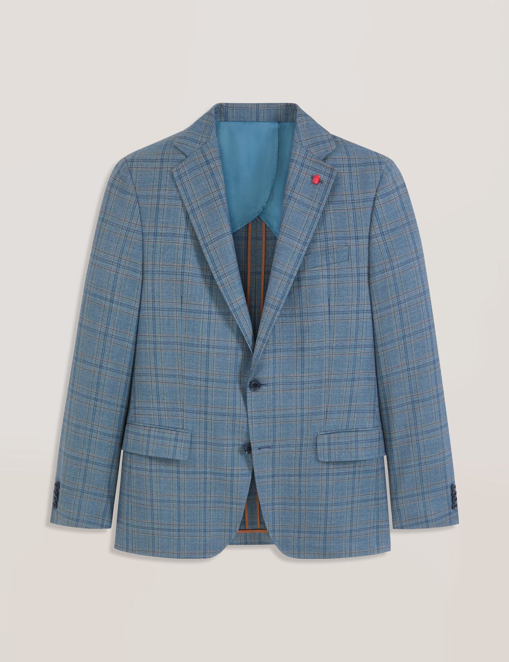 Men WINFRED Mixed Plaid Wool Tailored Blazer - Ted Baker