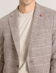 Men WINFRED Grid Check Cotton Blend Blazer - Ted Baker