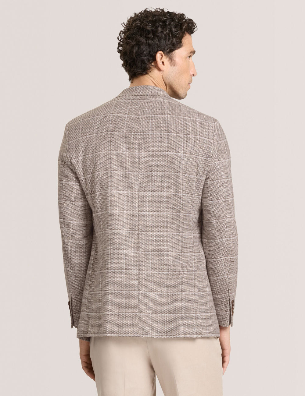 Men WINFRED Grid Check Cotton Blend Blazer - Ted Baker