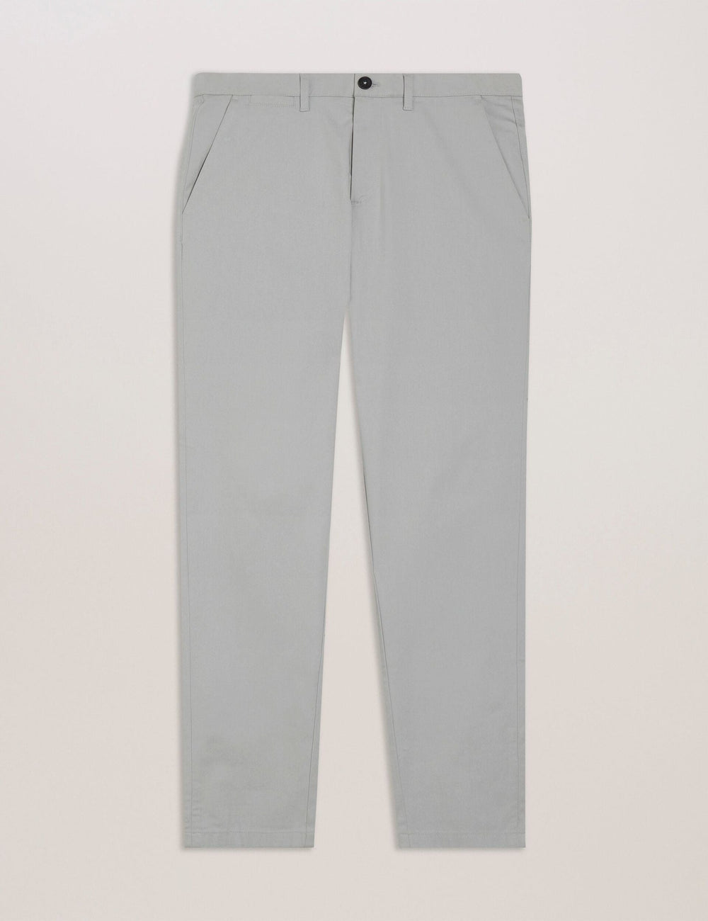 Men HAYBRN - Grey Regular Fit Woven Texture Chinos - Ted Baker
