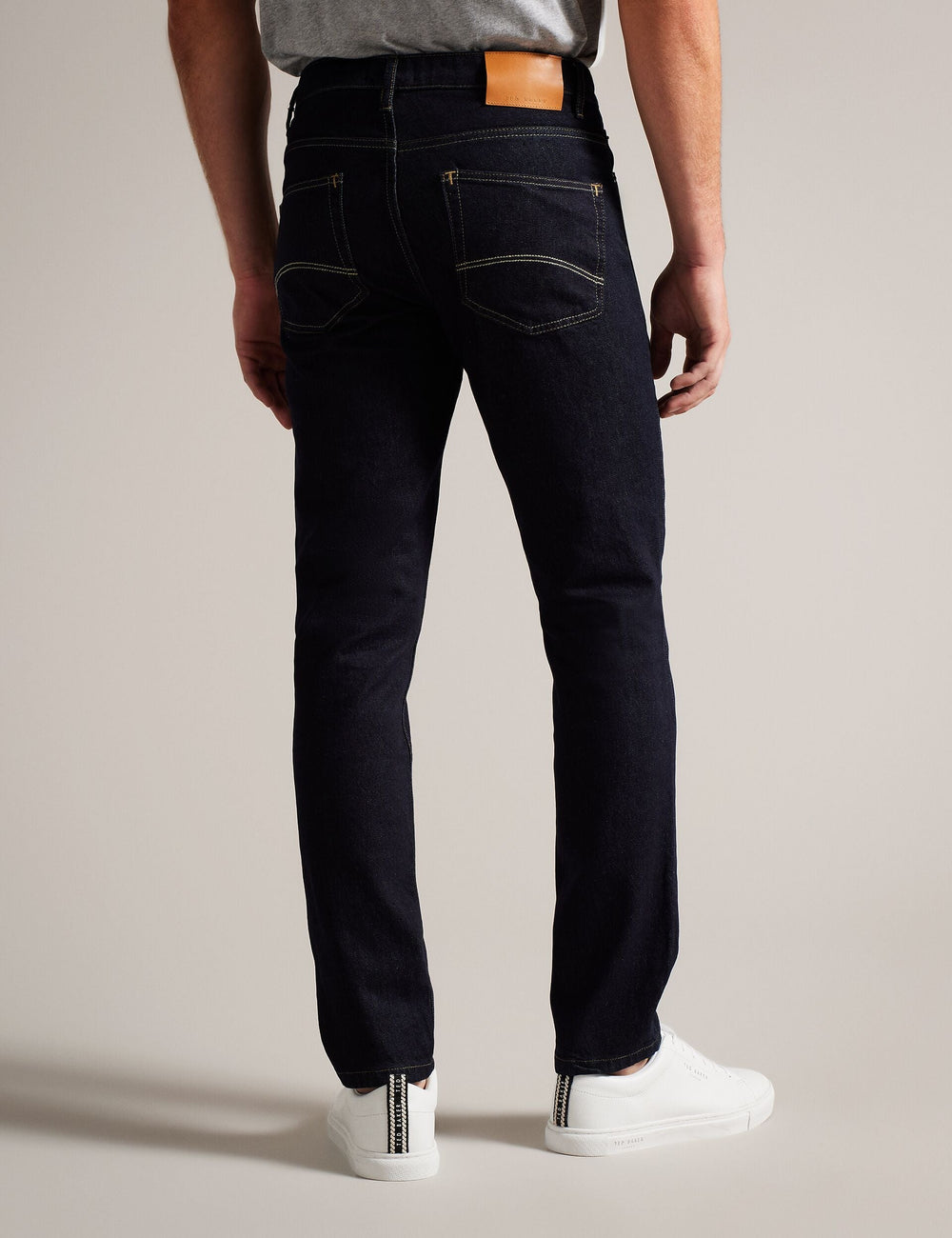 Men SLIM FIT STRETCH JEAN - Dk-Blue - Ted Baker