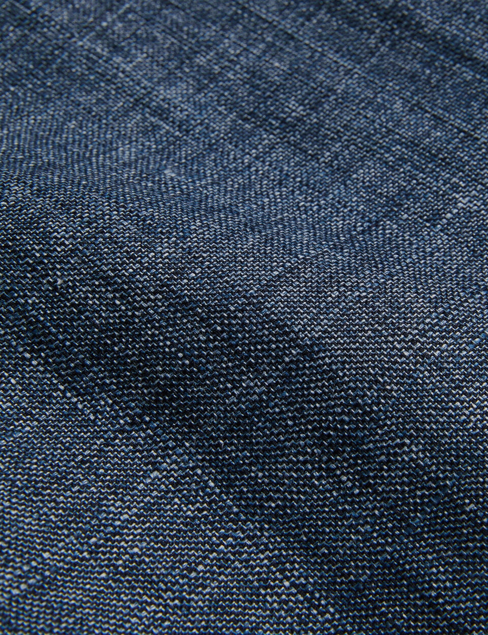 Men SLIM LINEN WOOL TROUSERS - Navy - Ted Baker