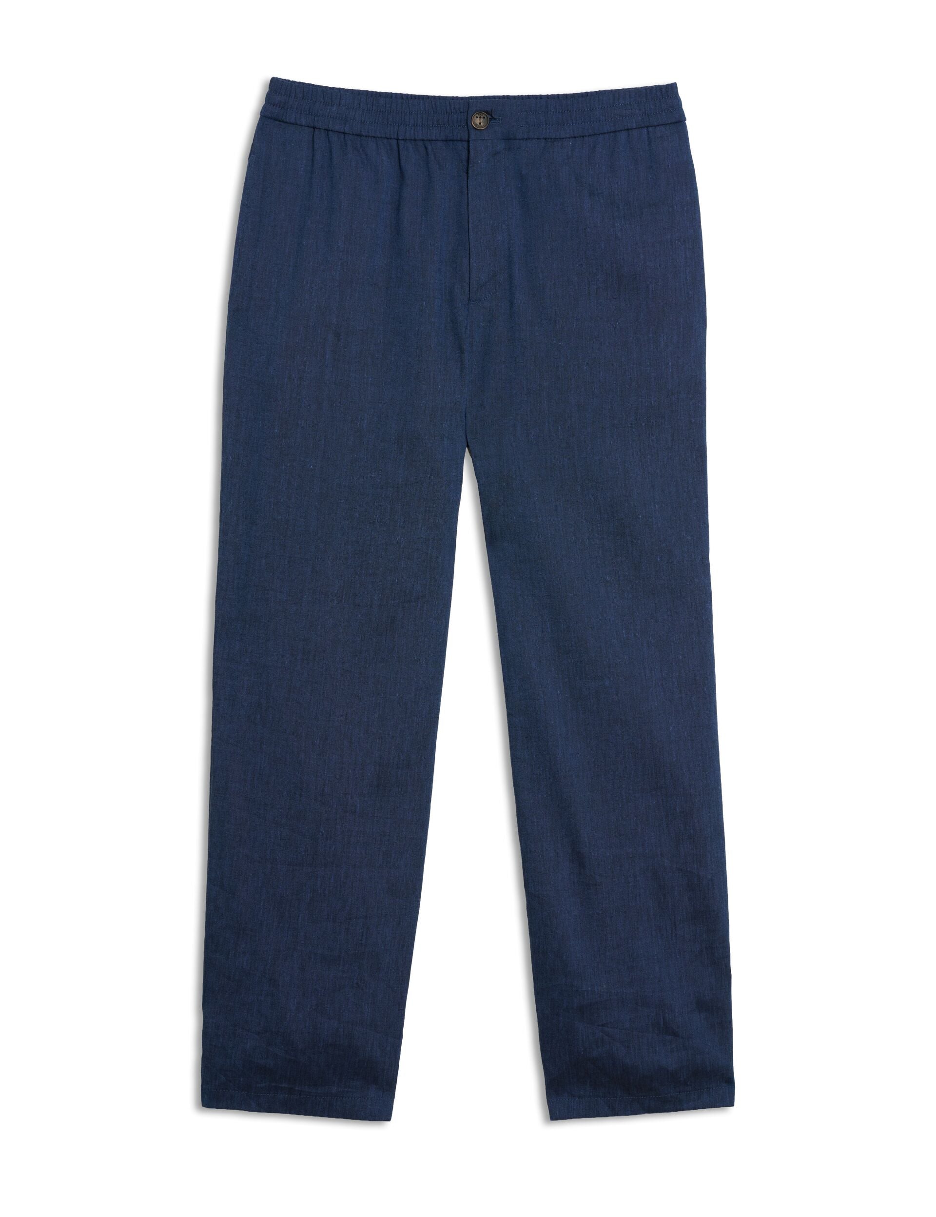 Men ARDMORE - Stretch Linen Trousers - Ted Baker