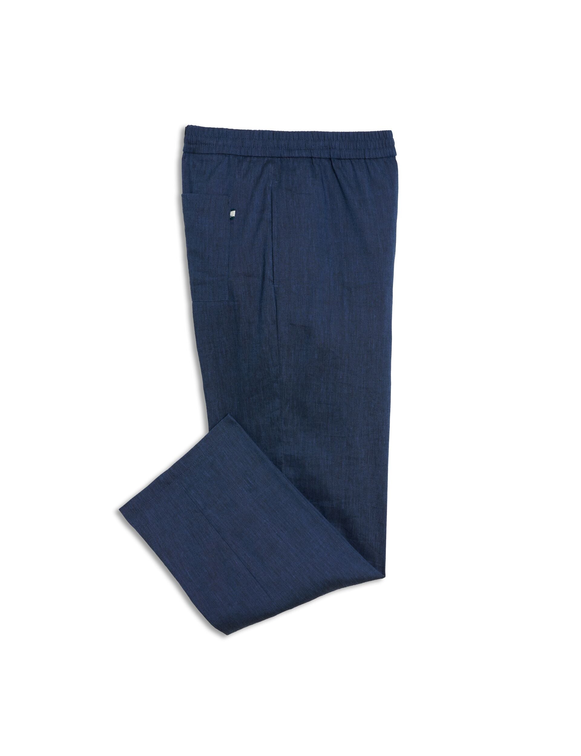 Men ARDMORE - Stretch Linen Trousers - Ted Baker