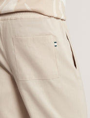 Men CULVERR Relaxed Linen Blend Elasticated Trousers - Ted Baker