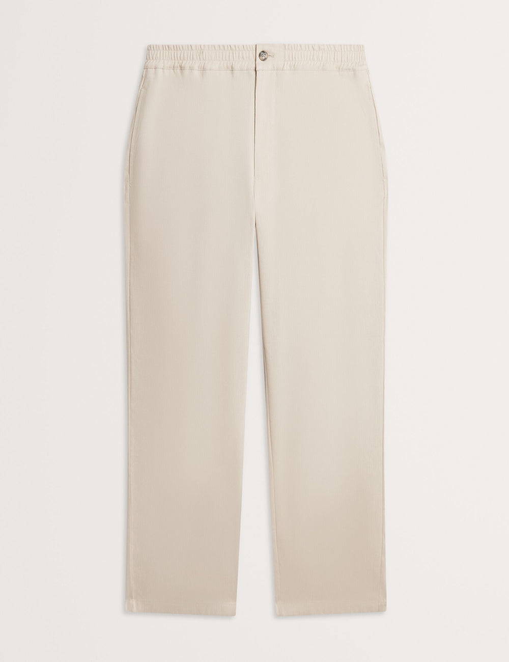 Men CULVERR Relaxed Linen Blend Elasticated Trousers - Ted Baker