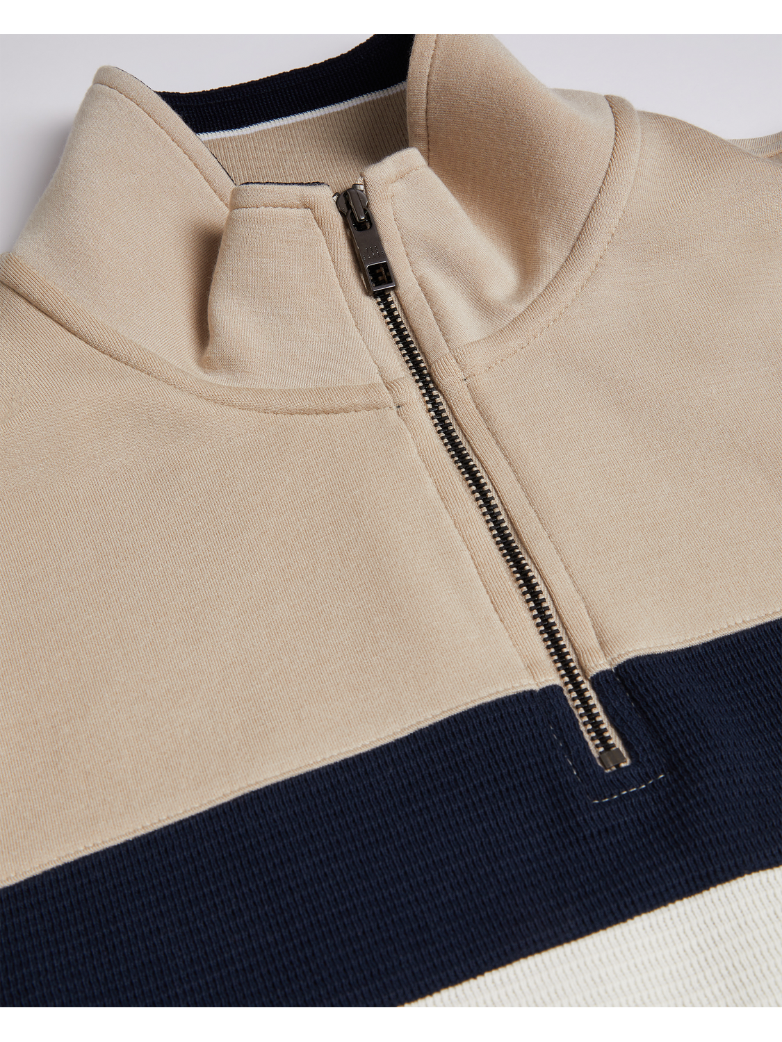 Men Veller - Long Sleeve Regular Fit Half Zip - Ted Baker