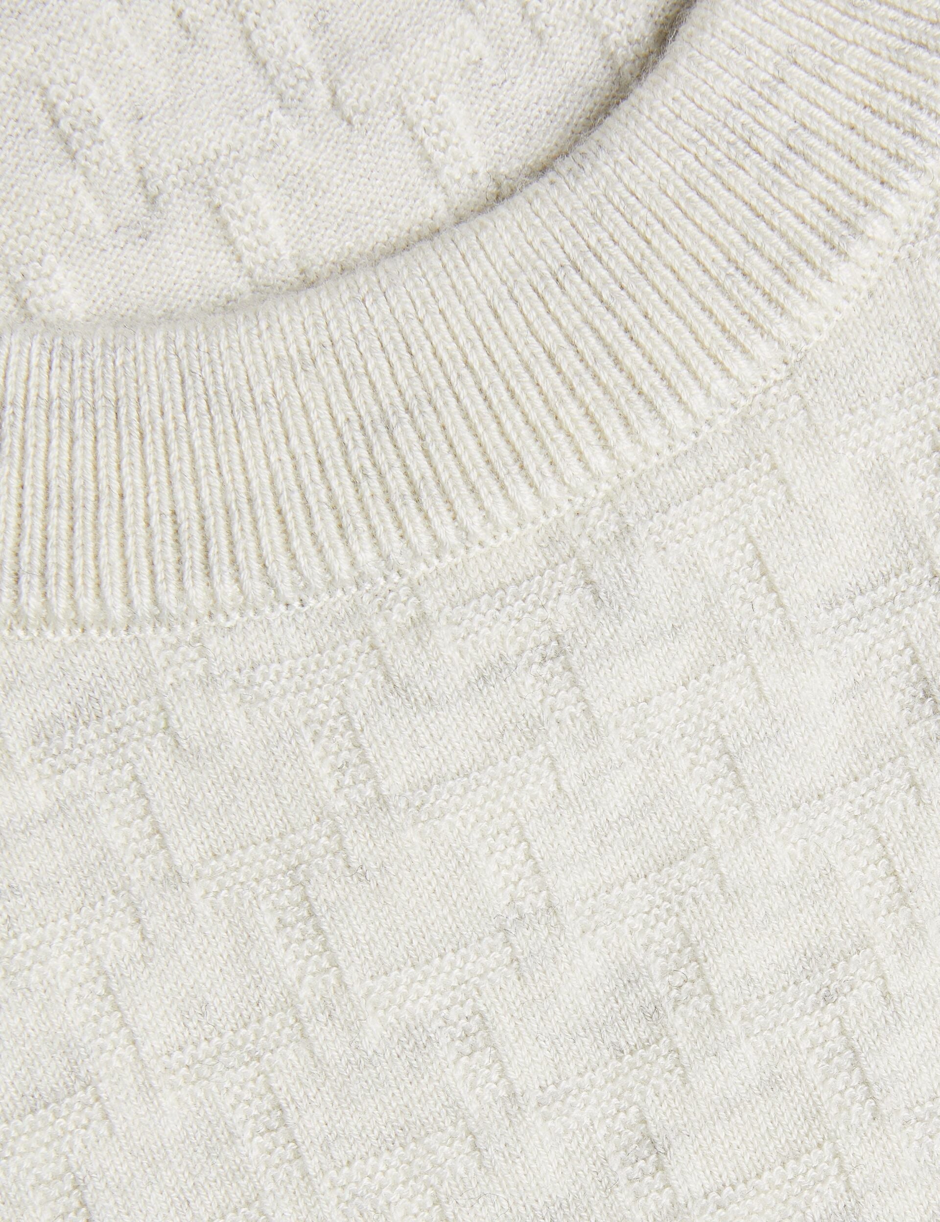 Men LOUNG - Textured T Knit Crew Neck Jumper - Ted Baker