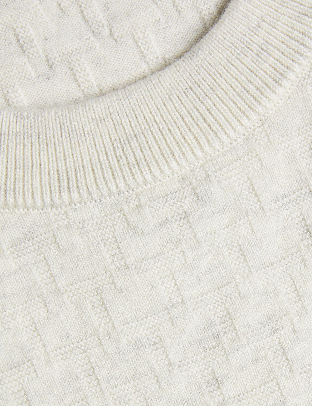 Men LOUNG - Textured T Knit Crew Neck Jumper - Ted Baker