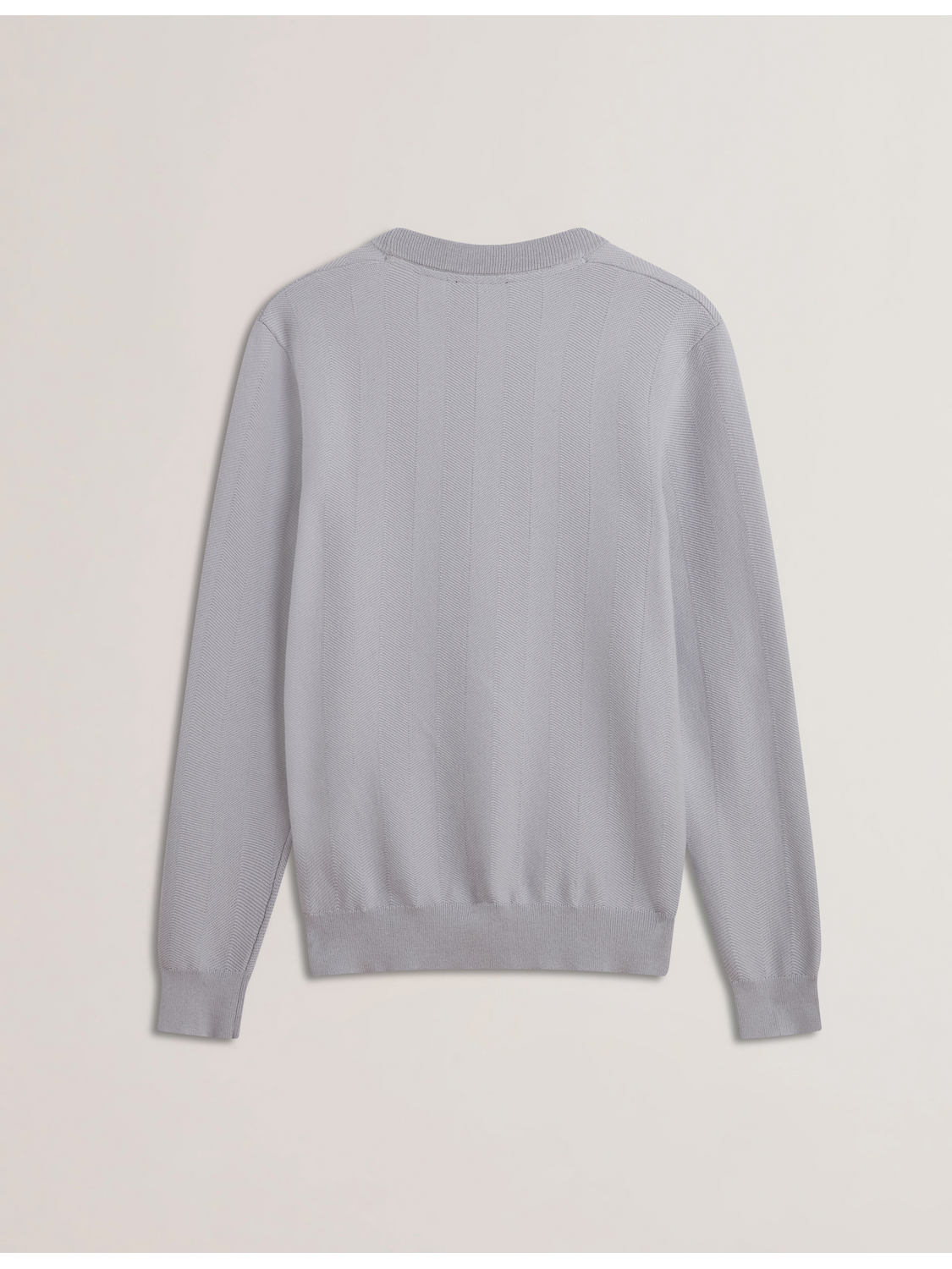 Men JAMALS - Herringbone Knit Crew Neck Sweater - Ted Baker