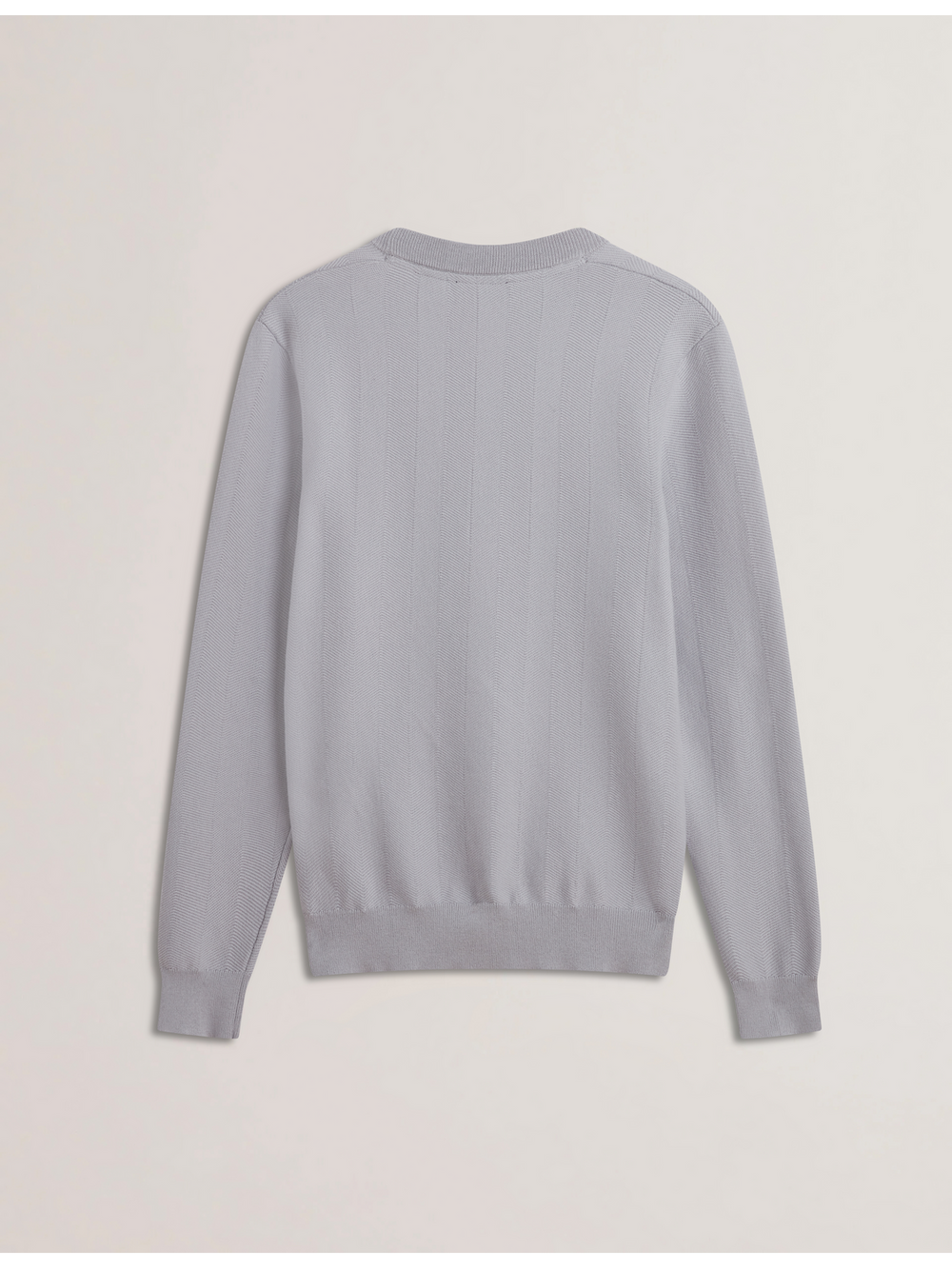Men JAMALS - Herringbone Knit Crew Neck Sweater - Ted Baker