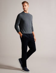 Men CARNBY - Pure Wool Crew Neck Jumper - Ted Baker