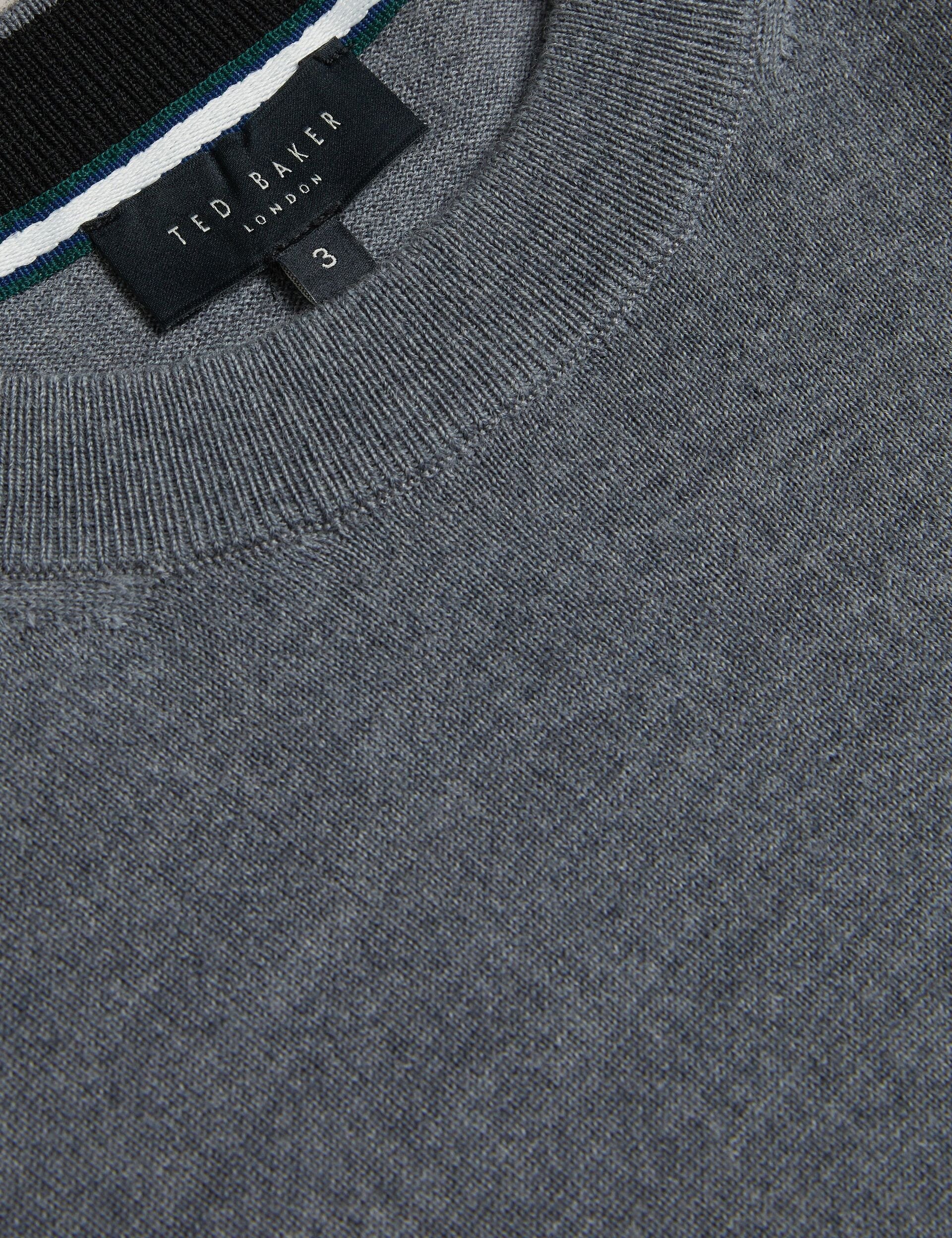 Men CARNBY - Pure Wool Crew Neck Jumper - Ted Baker