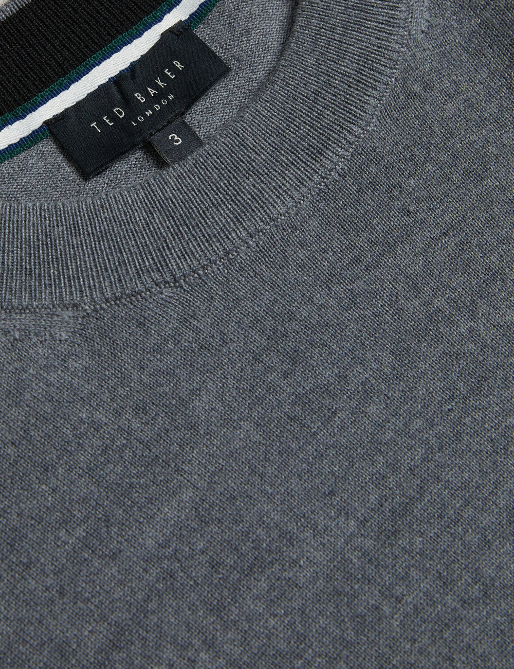Men CARNBY - Pure Wool Crew Neck Jumper - Ted Baker