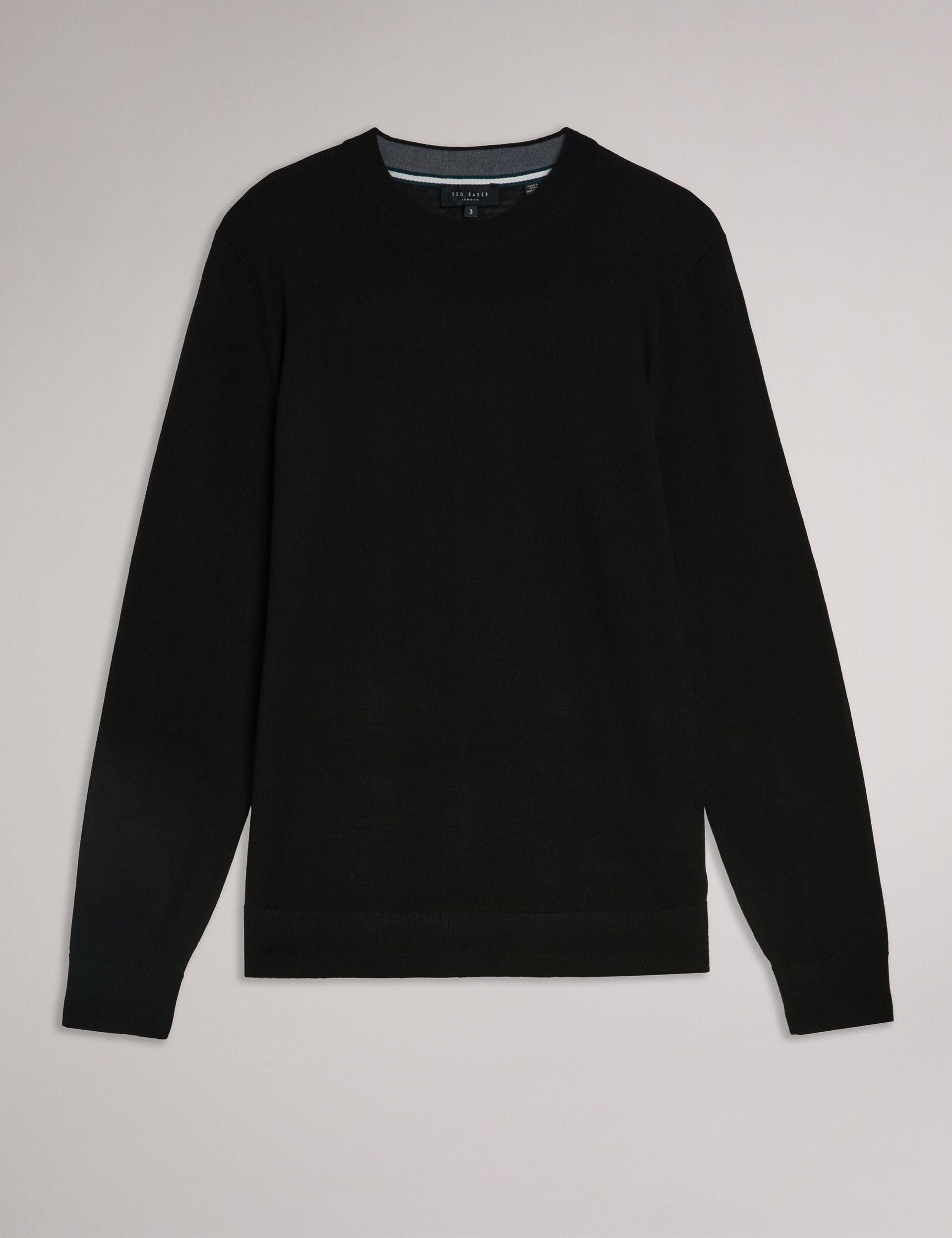 Men CARNBY - Pure Wool Crew Neck Jumper - Ted Baker