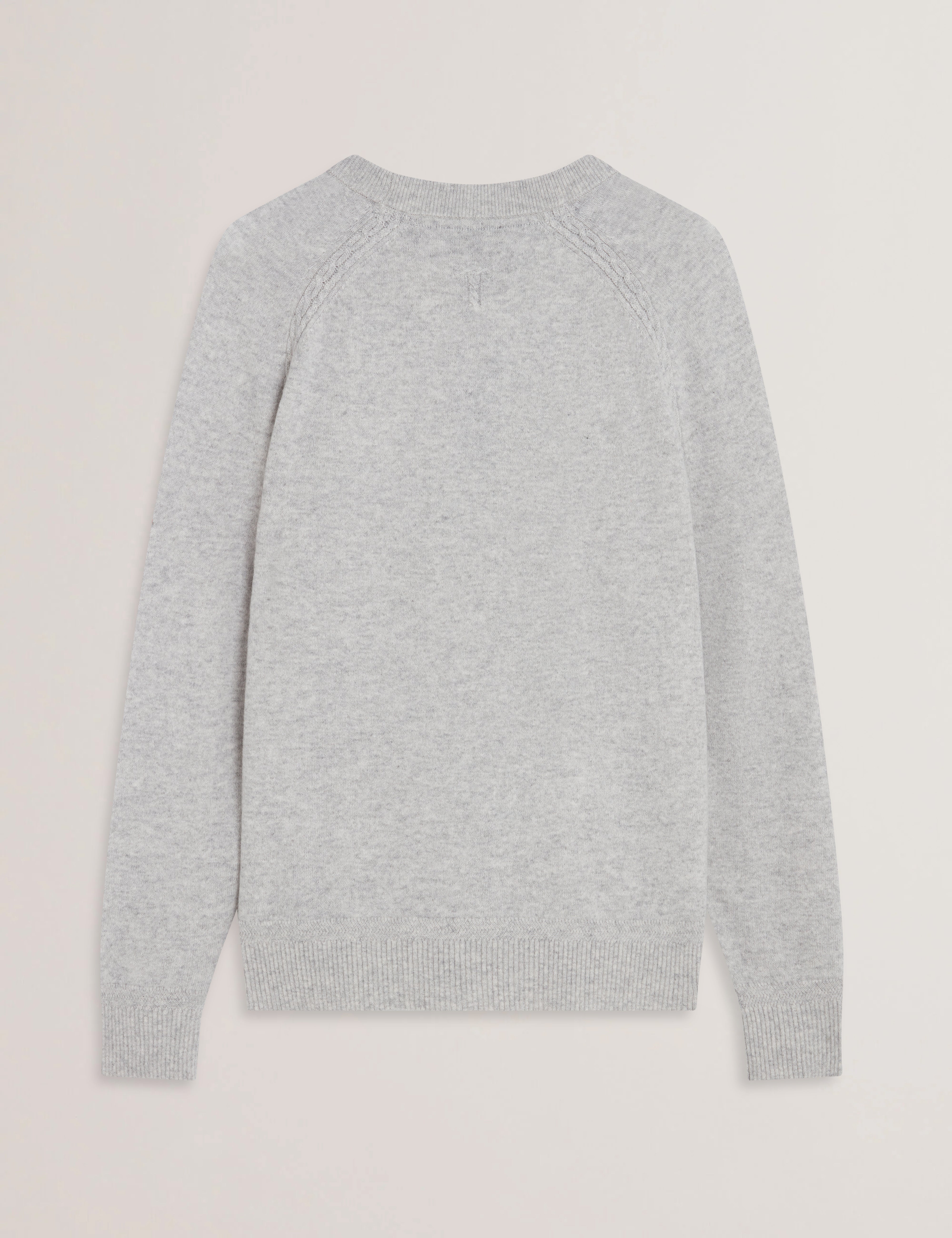 Men GLANT - Cashmere Cable Detail Crew Neck Jumper - Ted Baker
