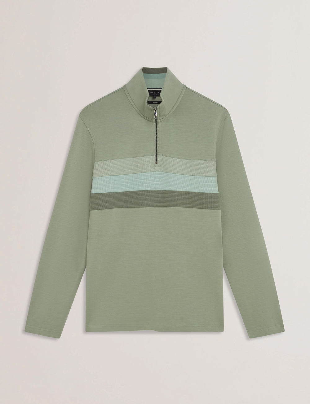 Men LONGMAN - Ombre Stripe Half-Zip Sweatshirt - Ted Baker