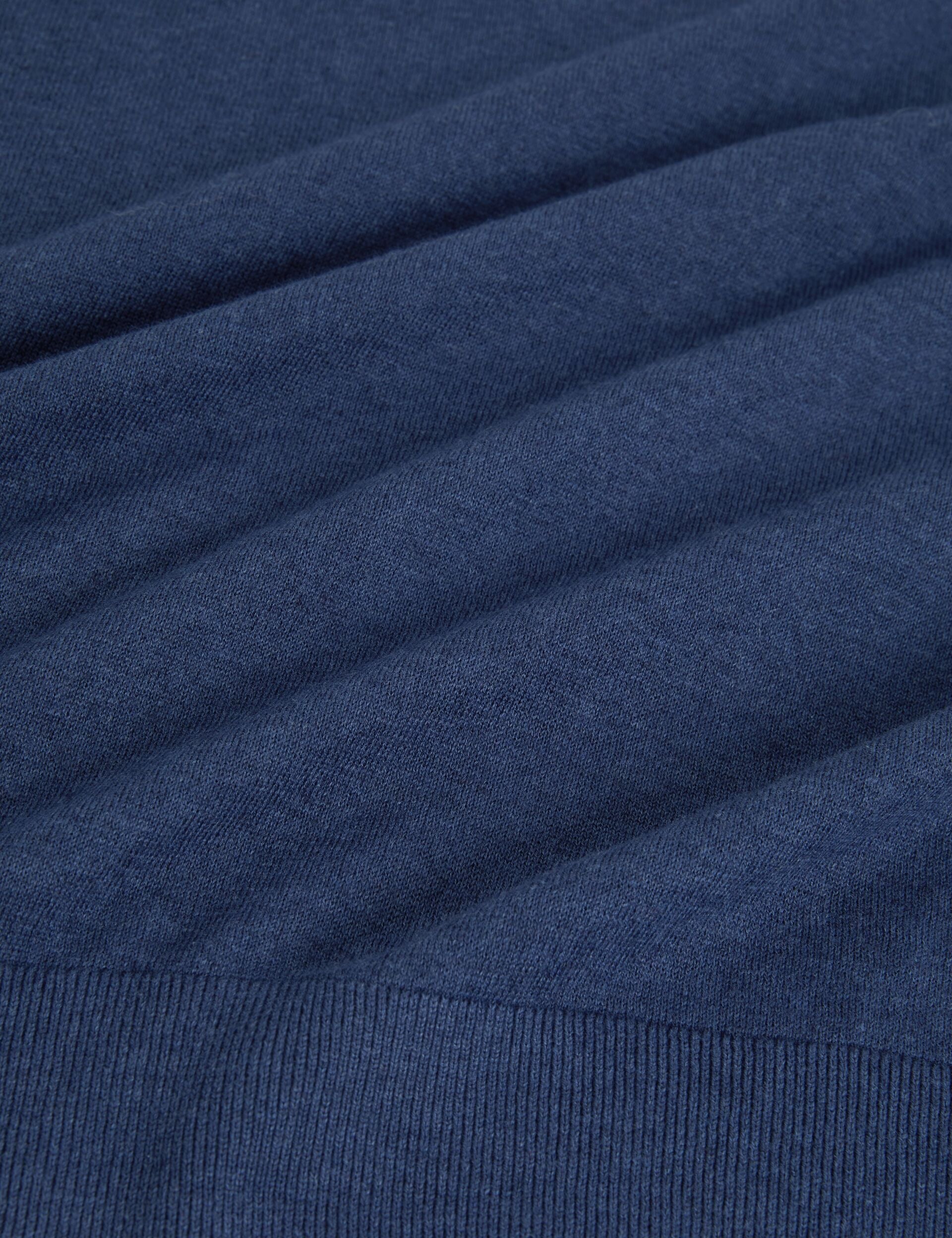 Men YAEN Rolled Edge Linen Blend Crew Neck Jumper - Ted Baker