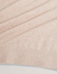 Men YAEN Rolled Edge Linen Blend Crew Neck Jumper - Ted Baker