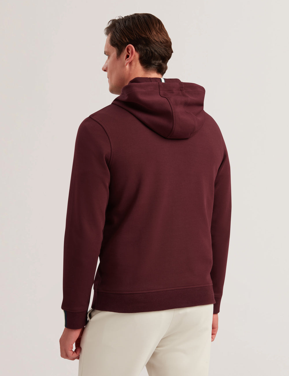 Men DROTOW - Logo Detail Cotton Blend Hoodie - Ted Baker