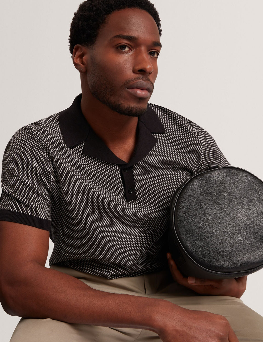 Sale GREGRY Contrast Stitch Knit Cotton Polo Shirt - Ted Baker