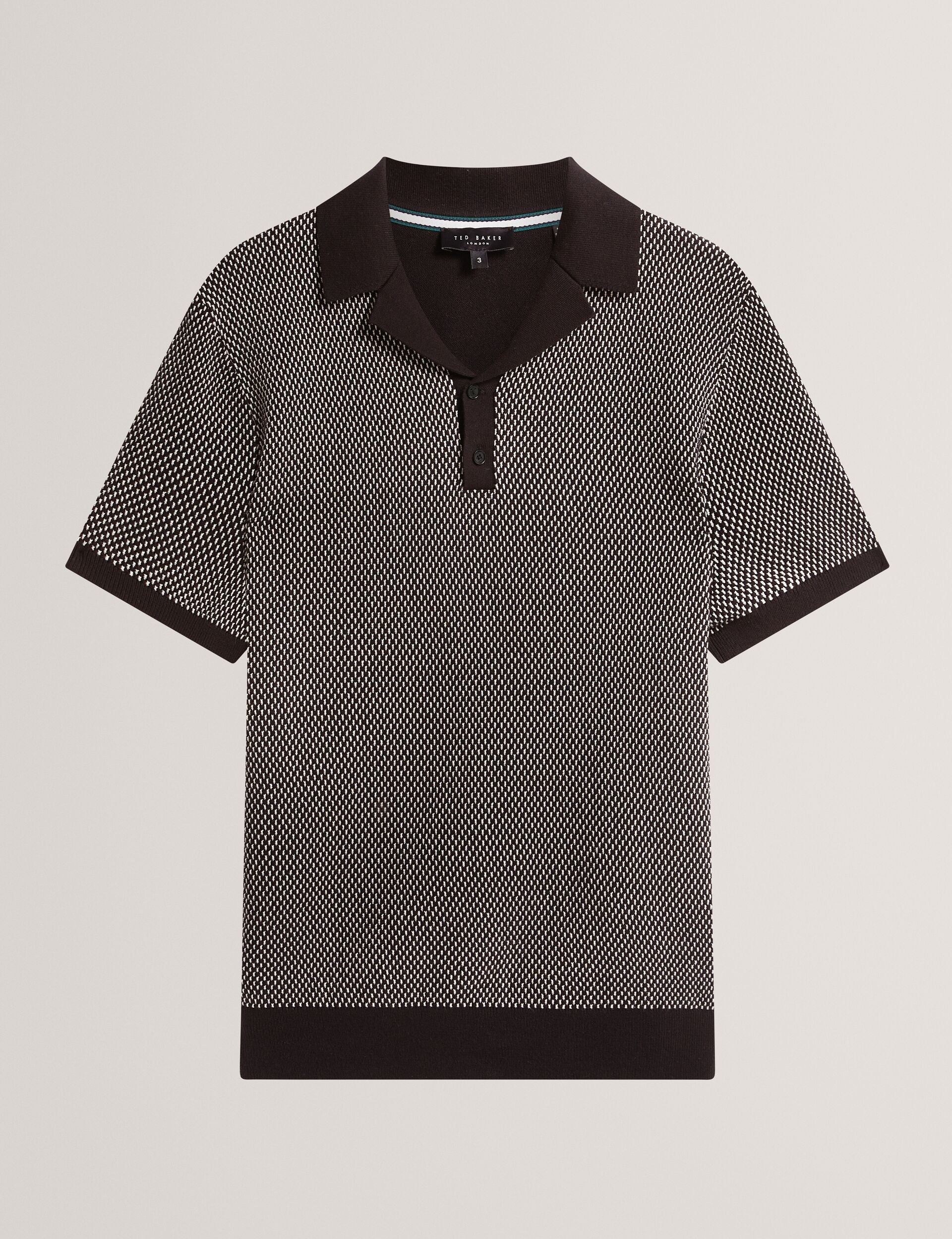 Sale GREGRY Contrast Stitch Knit Cotton Polo Shirt - Ted Baker