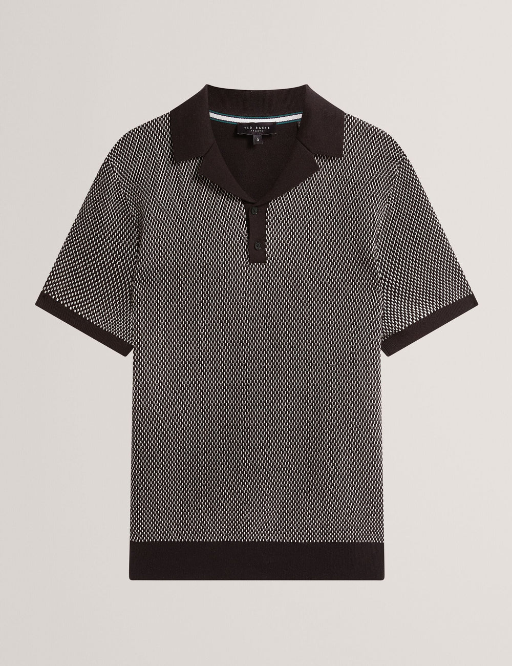 Sale GREGRY Contrast Stitch Knit Cotton Polo Shirt - Ted Baker